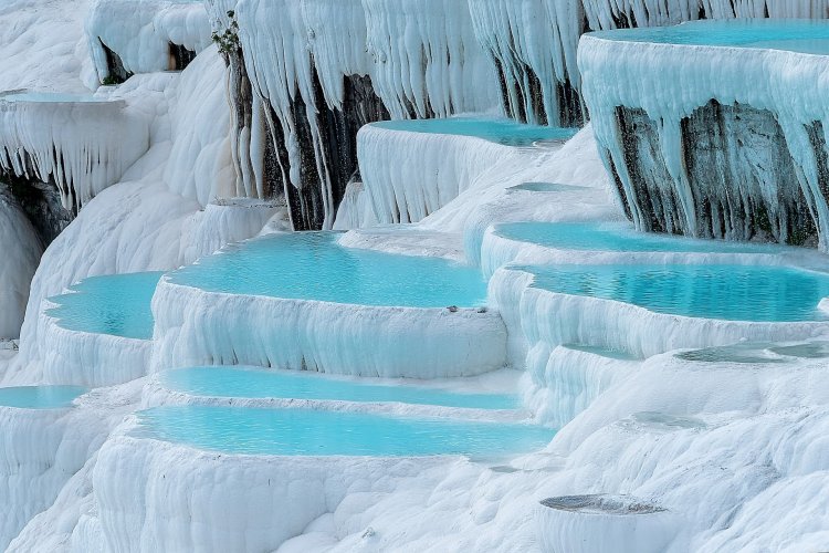 Over 100,000 tourists visited Pamukkale in 4 months